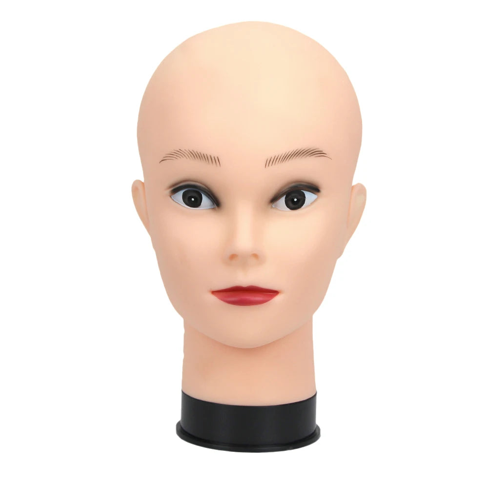 Bald mannequin head stand DOLL Mannequin Head for Caps Wigs Lashes Jewelry Mask Massage for Sale Wig Stand