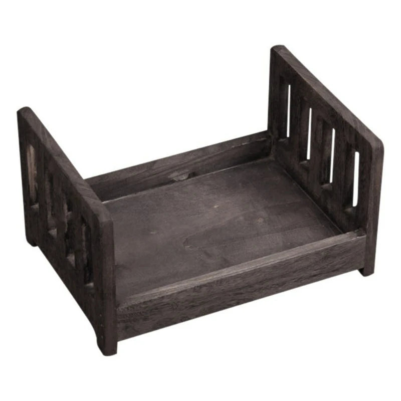 Handmade Baby Bamboo Bed Newborn Photography Props Wood Bed Infant Poses Chair Baby Photography Prop Studio Background Props