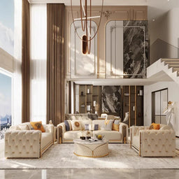 Elegant Luxury Modern Sofa Designs Royal Set Designer Leather Sofa Lounge Loveseat Divano Soggiorno Living Room Furniture