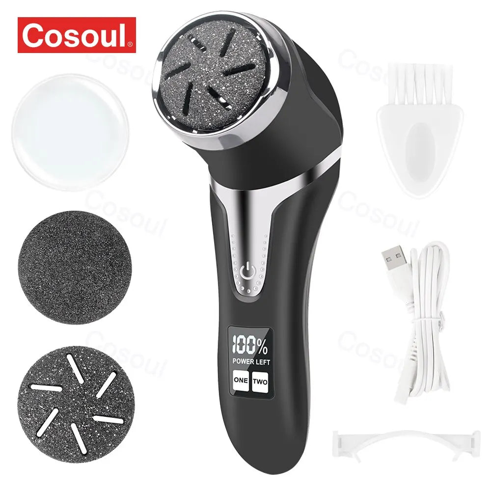 Pedicure Tools Professional Electric Foot Dead Skin Remover Feet Scrubber Callus Remover for Feet File Exfoliating Heels Grinder