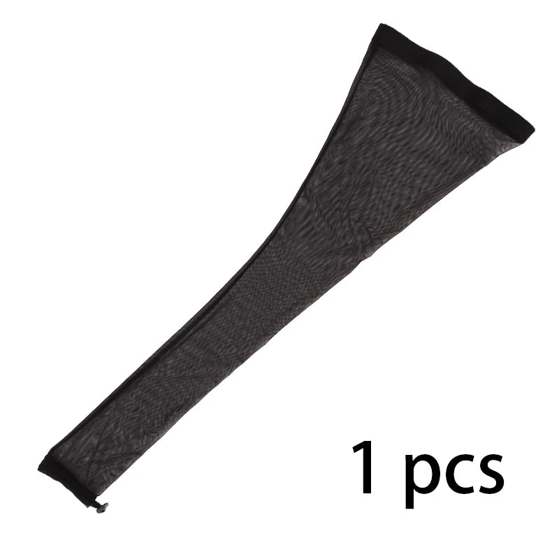 1Pcs Braiding Hair Sleeve For Hair Extensions Black Wig Sleeve With Adjustable Drawstring For Keep Braids Flow Wig Accessories