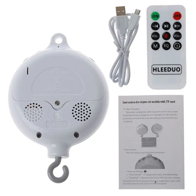 35 Songs Baby Mobile Crib Bed Bell Toy Windup Movement Music Box Machine Rattle Dropshipping