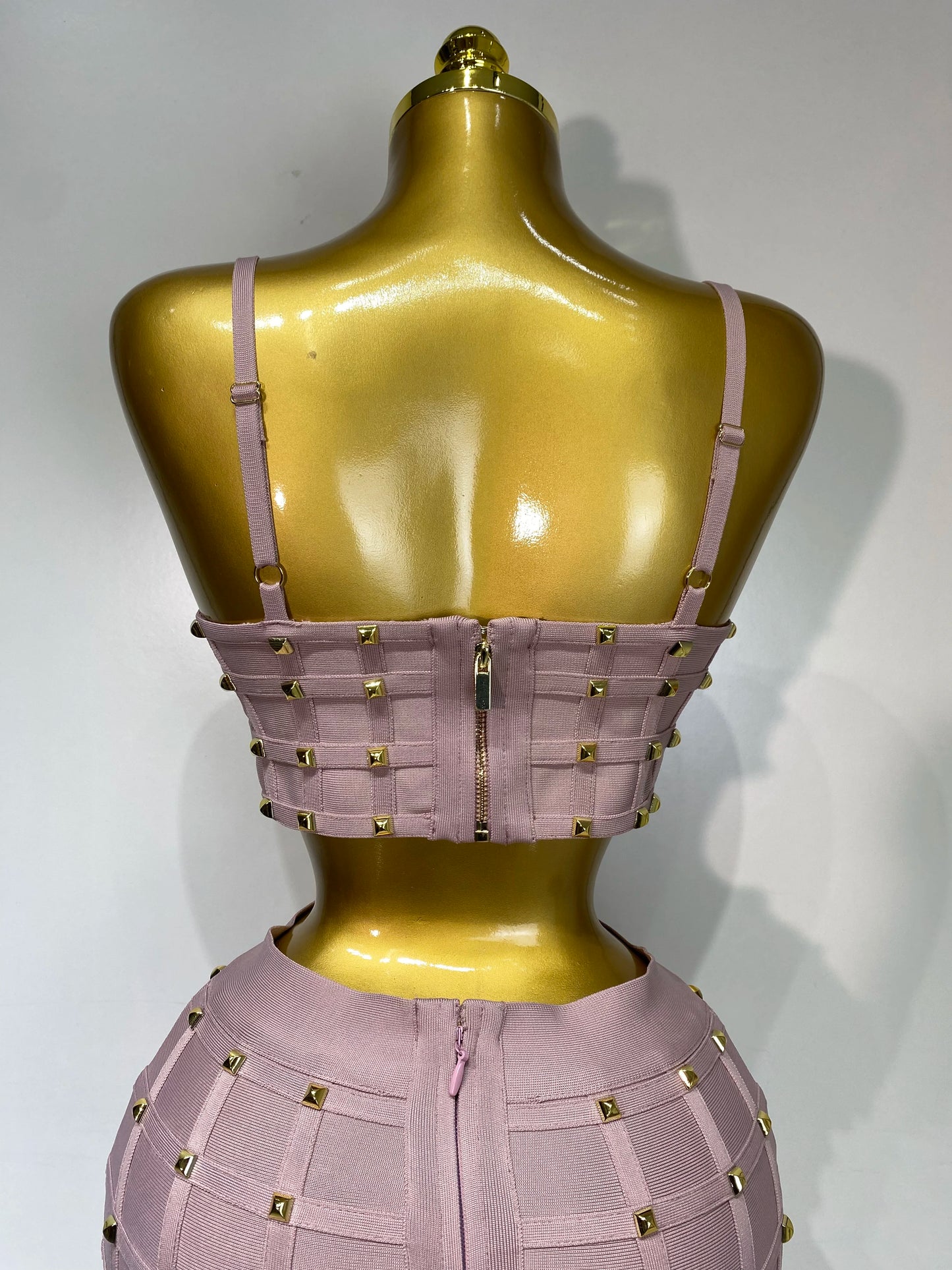 High Quality Women Sexy Luxury Birthday BandageTwo Piece Set Evening Party Prom Gown Celebirty High Street Club Party Outfit