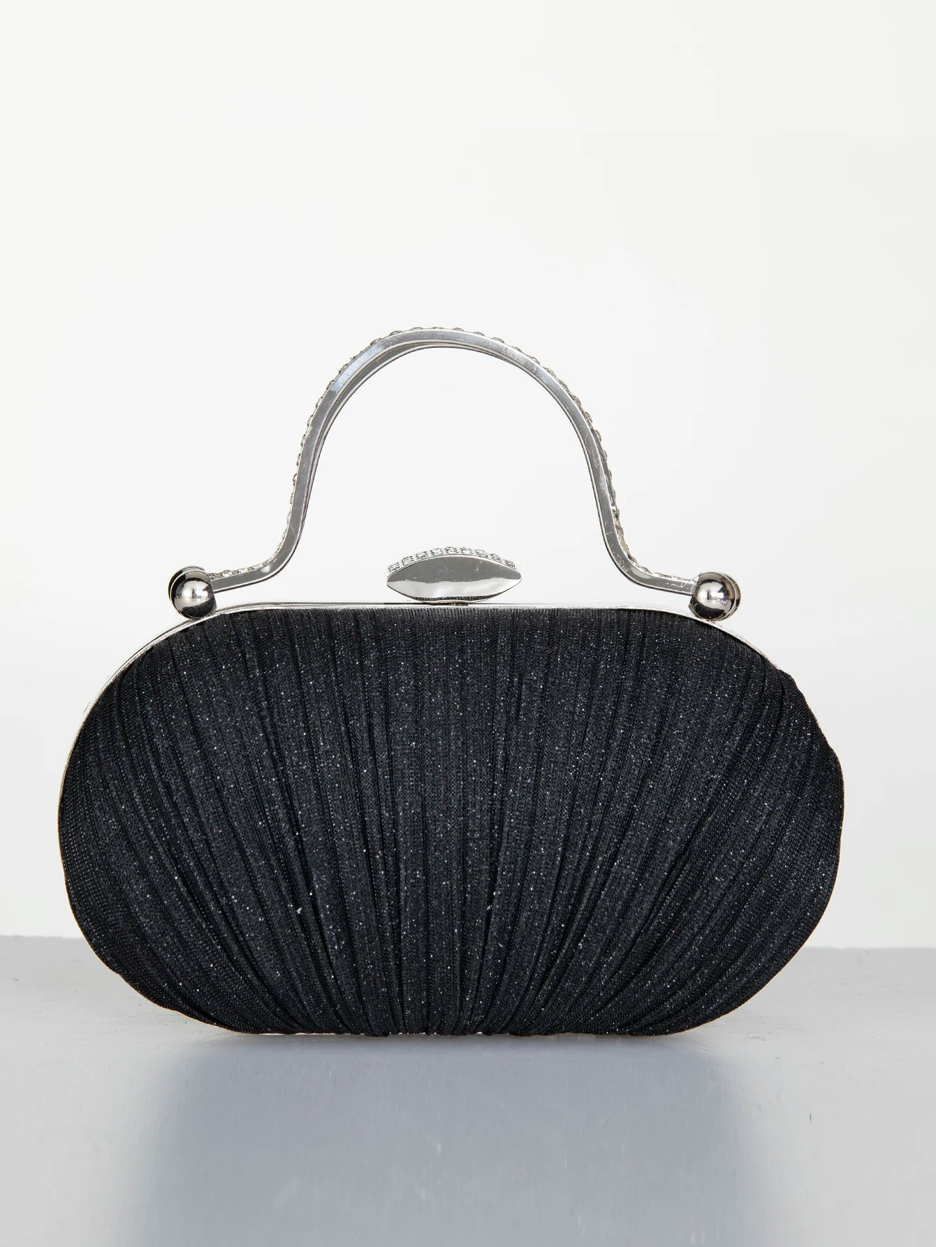 Glitter Bling Glamorous Evening Bags Mini Rhinestones Decorated Box Shaped Dinner Bags For Party Girl Women Dinner Prom Banquet