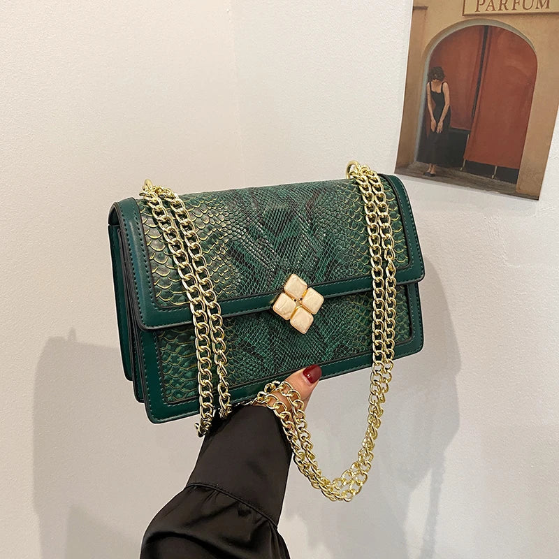 Luxury Purple Women's Single Shoulder Bag Pu Leather Ladies Bag Femme Designer Handbag Purse Flap Messenger Bag Brand Sac A Main