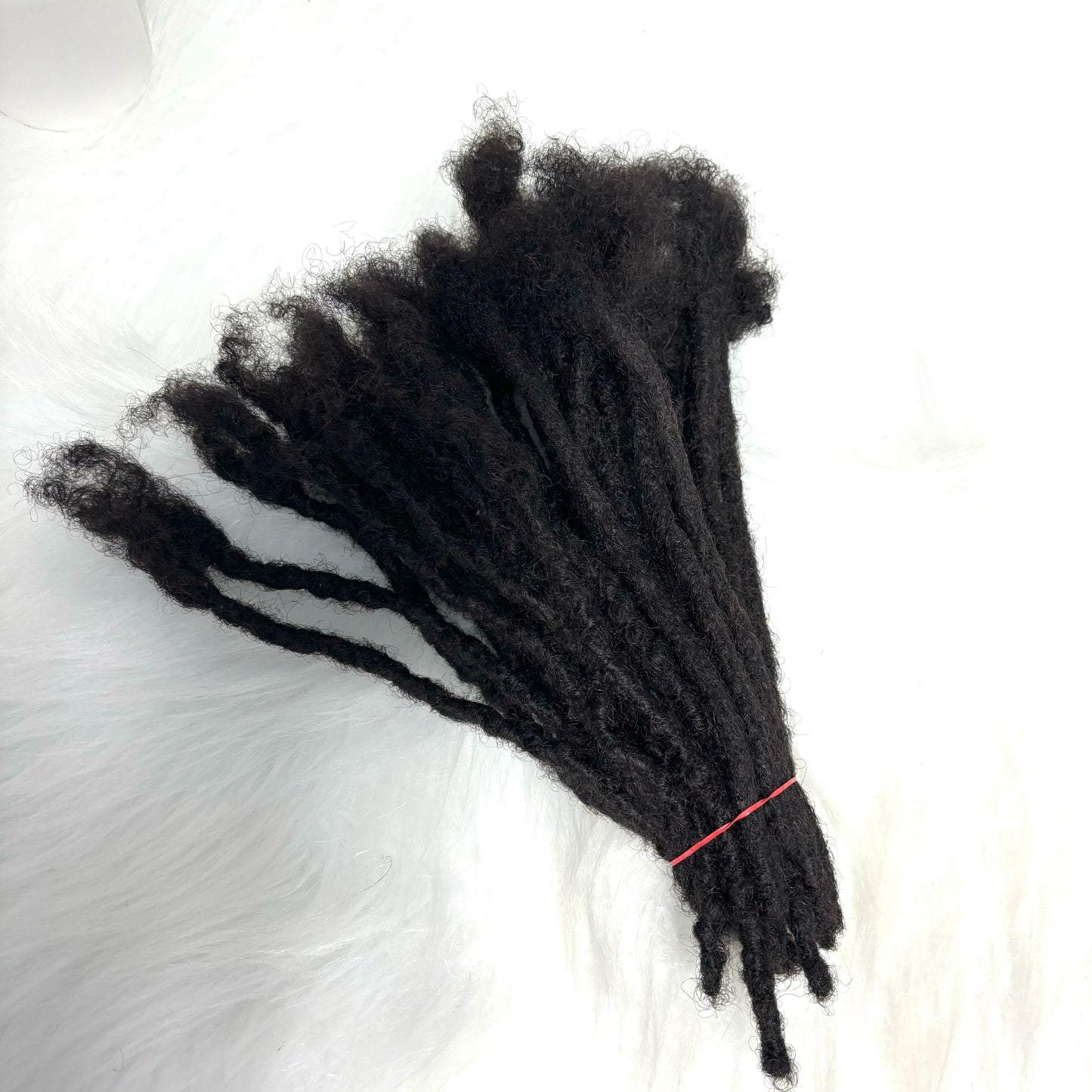 Dreadlock Extensions Real Human Hair For Man/Women 0.6cm Wedth Permanent Loc Extensions 20 Strands 8 Inch Brazilian Dreadlock