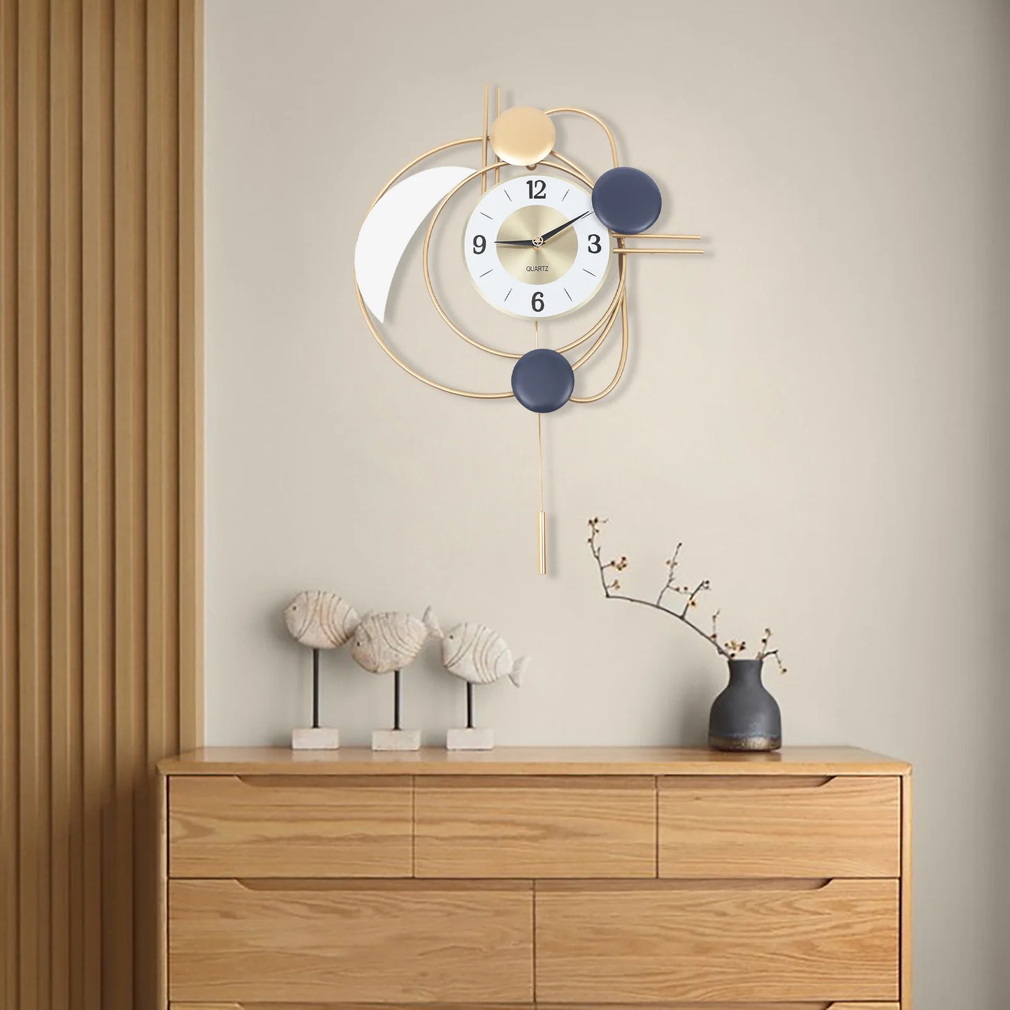 Creative Wall Clock Hanging Clocks Art Hanging Clocks For Living Room Modern Home Decor 3D Mute