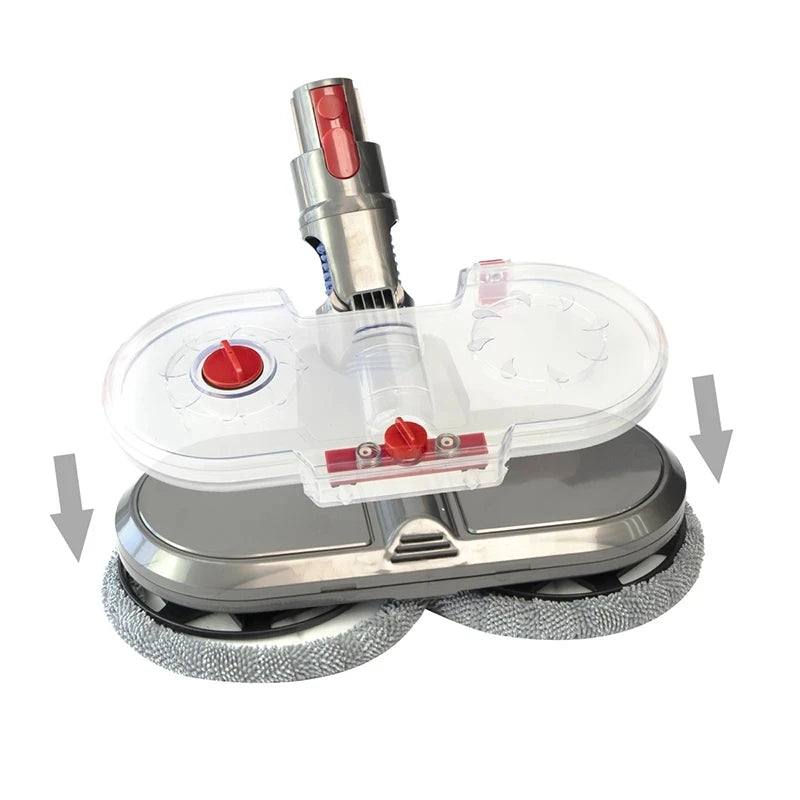 Electric Mop Head Kit For Dyson V7 V8 V10 V11 V15Gen5 Vacuum Cleaner Part Mop Attachment With Water Reservoir Cleaning Rag Cloth