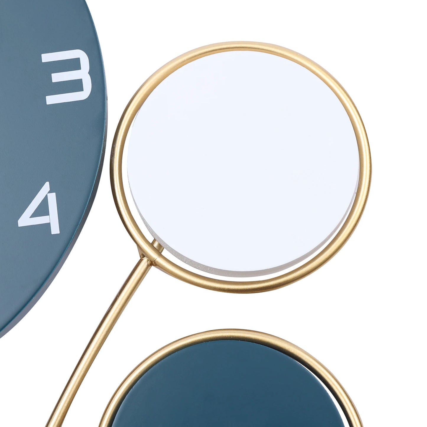 Large Wall Clock Without Drilling Battery Operated Silent, Hot Air Balloon Decor, Simple Clock