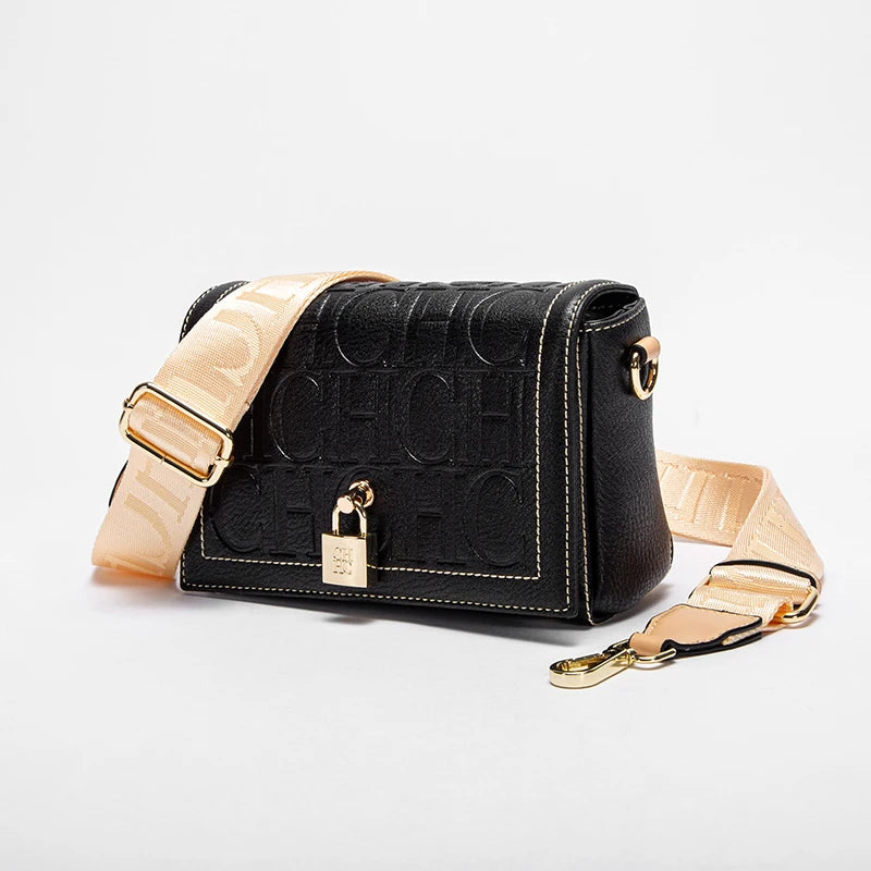 Fashionable Classic Light Luxury Design Exquisite Craftsmanship Women's New Shoulder Bag Letter PU Material Crossbody Bag