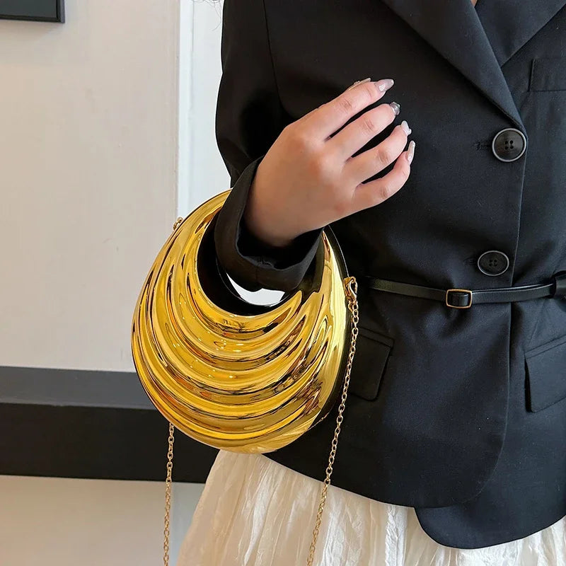 Acrylic Evening Clutch Bag Women Luxury Shoulder Bag Handbag And Crossbody Bags Fashion Party Prom Wedding Shiny Design Purse