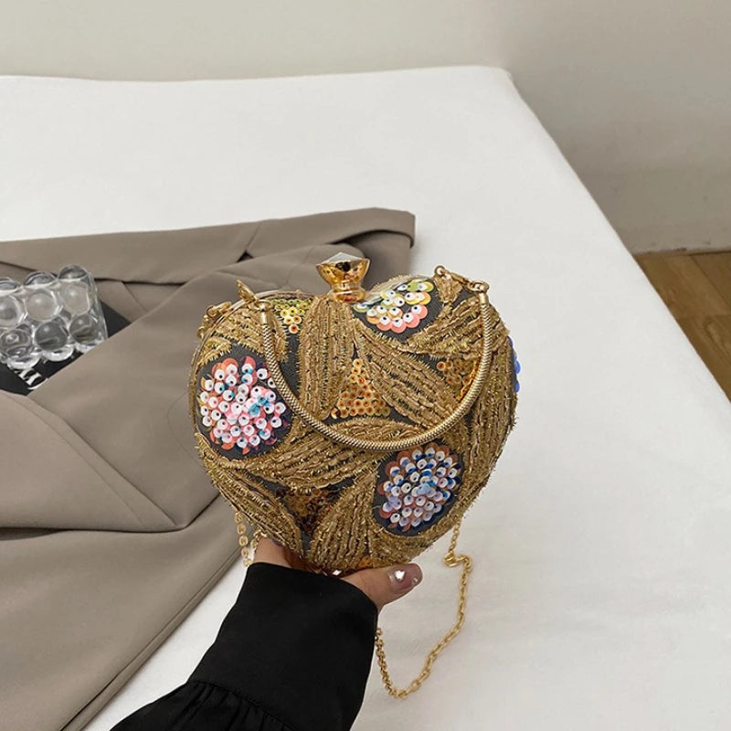 Luxury Gold Clutch Bags for Women 2025 Party Bags Evening Purse Designer Crossbody Bag New in Handbag Ladies hand bag sac femme