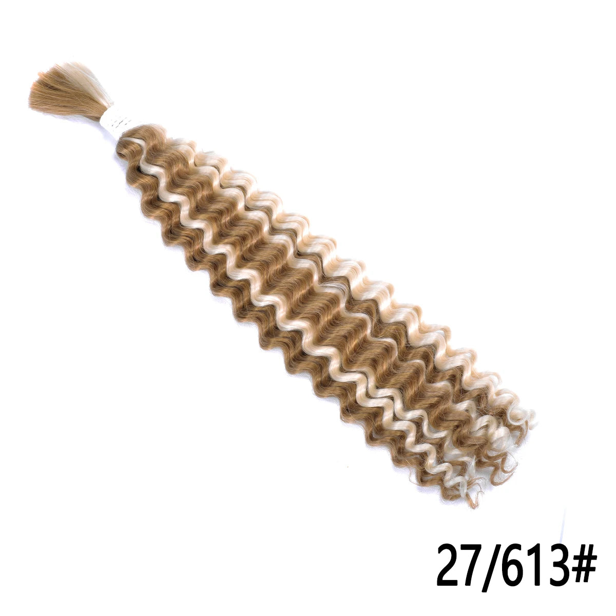 Synthetic Braiding Hair for Boho Braids 20Inch 90G Deep Wave Bulk High Quality Synthetic Protein Hair Extensions For Women