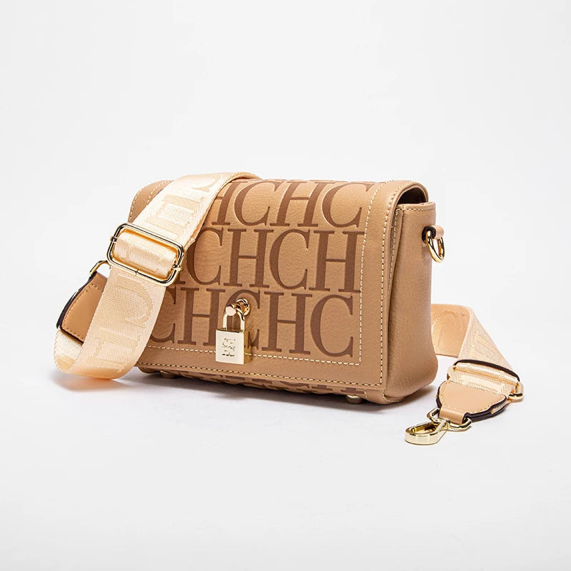 Fashionable Classic Light Luxury Design Exquisite Craftsmanship Women's New Shoulder Bag Letter PU Material Crossbody Bag
