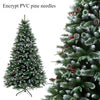120 - 300cm Christmas Tree Encrypted PVC Pine Needles Glued White Pine Cones Christmas Tree for Christmas Decoration Ornament - MAGUSTA BEAUTY