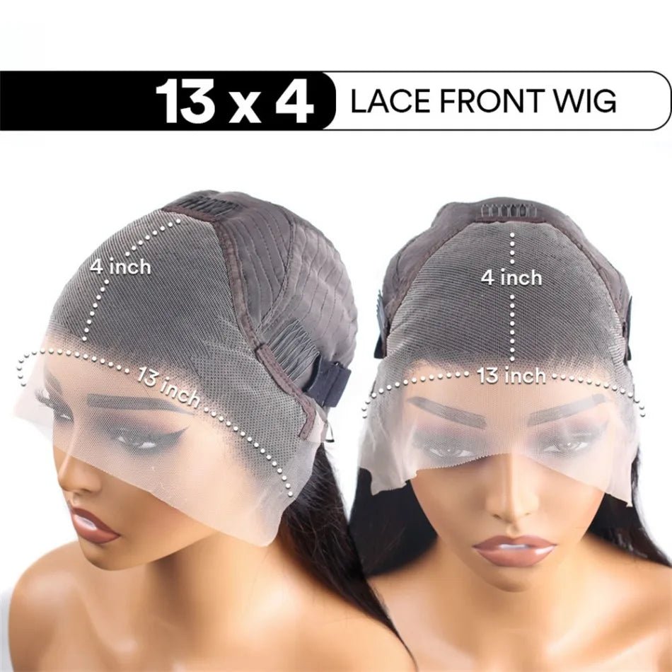 13X6 Hd Lace Frontal Wig Chocolate Brown Human Hair Wigs Body Wave Lace Front Wigs Pre Plucked Brazilian For Black Women 30 Inch - MAGUSTA BEAUTY