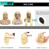 13x6 Lace Frontal Wig Brazilian Straight Human Hair Wig 2 Tone Dark Root 1B 613 Ombre Blonde Lace Front Wigs For Black Women 40" - MAGUSTA BEAUTY