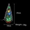 1pc LED Light Mini Artificial Christmas Trees Decorations Festival Tabletop Miniature Snow Frost Xmas Tree Decor 4Sizes - MAGUSTA BEAUTY