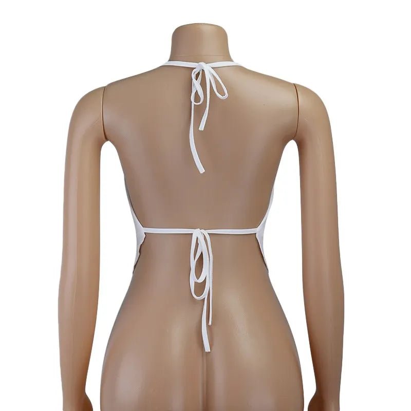 2023 Women Sexy Retro Crop Tops Purple Halter Backless Corset Tops Summer Sleeveless Tie Up Camisoles Wrap Bust Vest Y2k Clothes - MAGUSTA BEAUTY