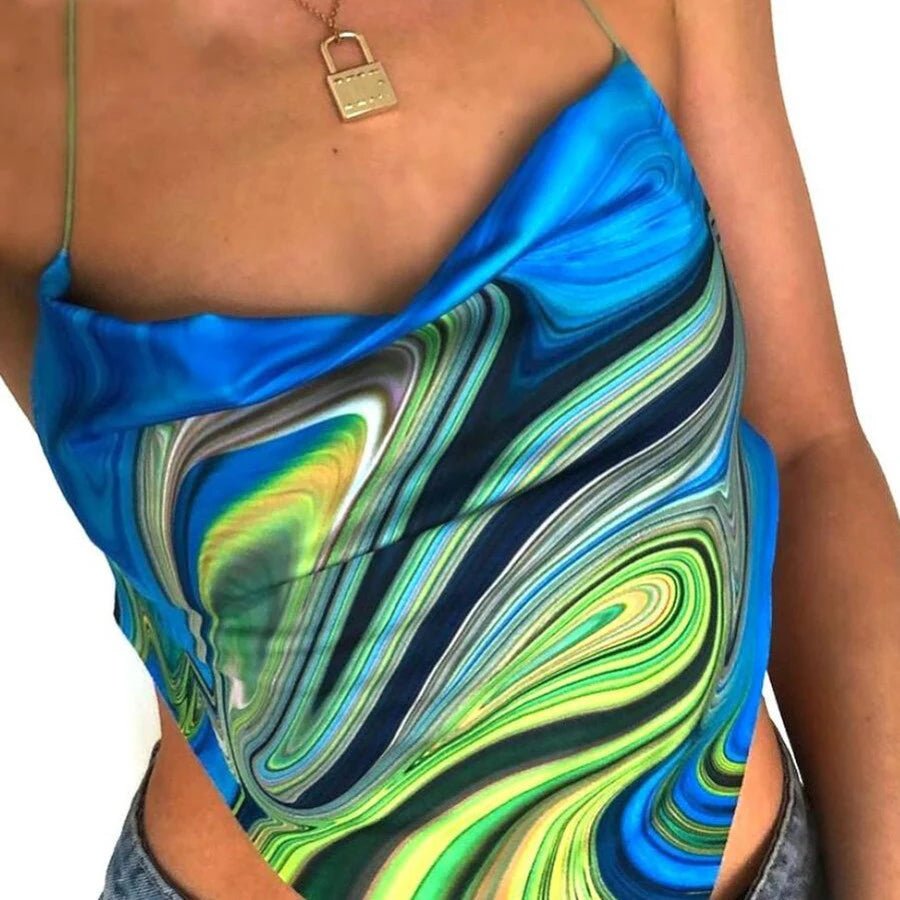2023 Women's Summer Crop Tops Sexy Hollow Tank Tops Brown Bras Seamless Underwear Slim Sleeveless Tube Tops Y2K Club Party Camis - MAGUSTA BEAUTY