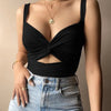 2024 Sexy Women Sleeveless Short Crop tops Ladies Vest Casual Tank Top Women's Tube Top Female Black White - MAGUSTA BEAUTY