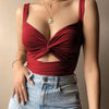 2024 Sexy Women Sleeveless Short Crop tops Ladies Vest Casual Tank Top Women's Tube Top Female Black White - MAGUSTA BEAUTY