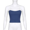 2025 Summer Casual Cami Backless Y2k Vintage Tank Top WomenSleeveless Knitted Crop Tops Green Sexy Basic Patchwork - MAGUSTA BEAUTY