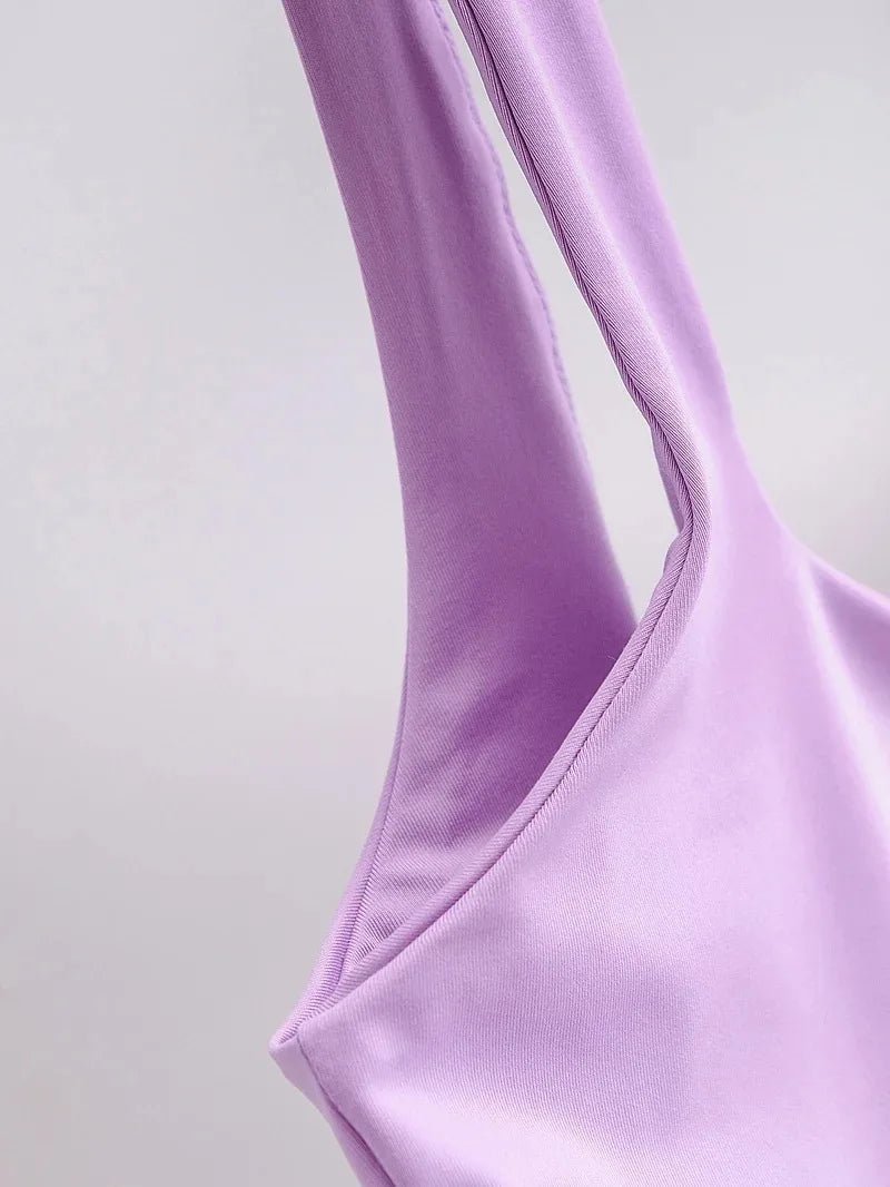 2025 Summer Women Sexy Sleeveless Tops Fashion Short Square Collar Tank Tops 6 Colors - MAGUSTA BEAUTY