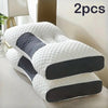 2pcs Massage Neck Pillows Adjustable Ergonomic Orthopedic Contour Support, High - Quality Pillow Core, All - Season Sleeping Comfort - MAGUSTA BEAUTY