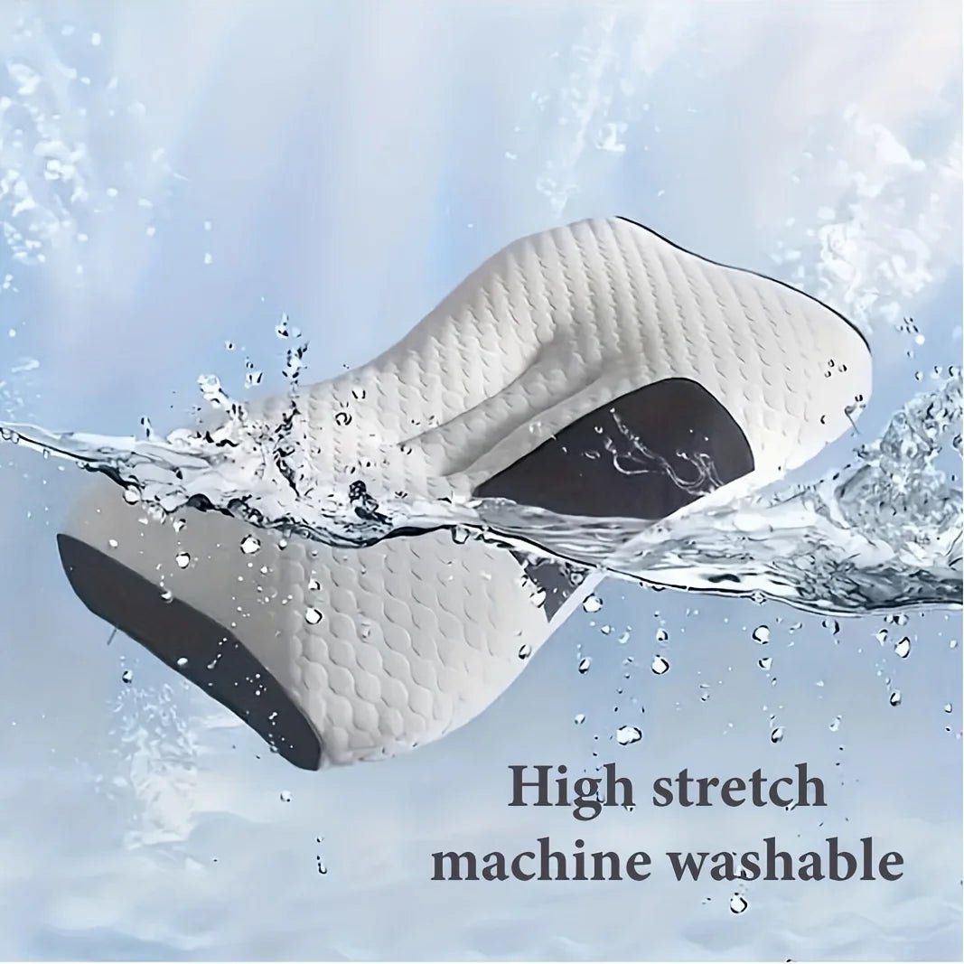 2pcs Massage Neck Pillows Adjustable Ergonomic Orthopedic Contour Support, High - Quality Pillow Core, All - Season Sleeping Comfort - MAGUSTA BEAUTY