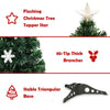 3/ 4/ 5/ 6 FT Fiber Optic Artificial Christmas Tree Pre - Lit Christmas Tree, Xmas Full Tree, Xmas Holiday Decor for Office, Home - MAGUSTA BEAUTY