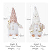 30cm Glowing Gnome Christmas Decorations 2024 Faceless Plush Dolls elf Home Ornaments Navidad New Year 2024 Gift - MAGUSTA BEAUTY