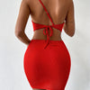 Women's Dresses Solid Sexy Backless One Shoulder Bodycon Dress