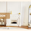 Arched Full Length Mirror, 71"x26" Full Body Floor Mirror Standing Hanging or Leaning Wall, Full Body Mirror with Stand