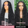 40 50 Inch HD 13x6 Deep Wave Lace Frontal Wigs Brazilian 13x4 Water Wave Curly Lace Front Human Hair Wigs For Women 300 Density - MAGUSTA BEAUTY