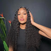 40 50 Inch HD 13x6 Deep Wave Lace Frontal Wigs Brazilian 13x4 Water Wave Curly Lace Front Human Hair Wigs For Women 300 Density - MAGUSTA BEAUTY