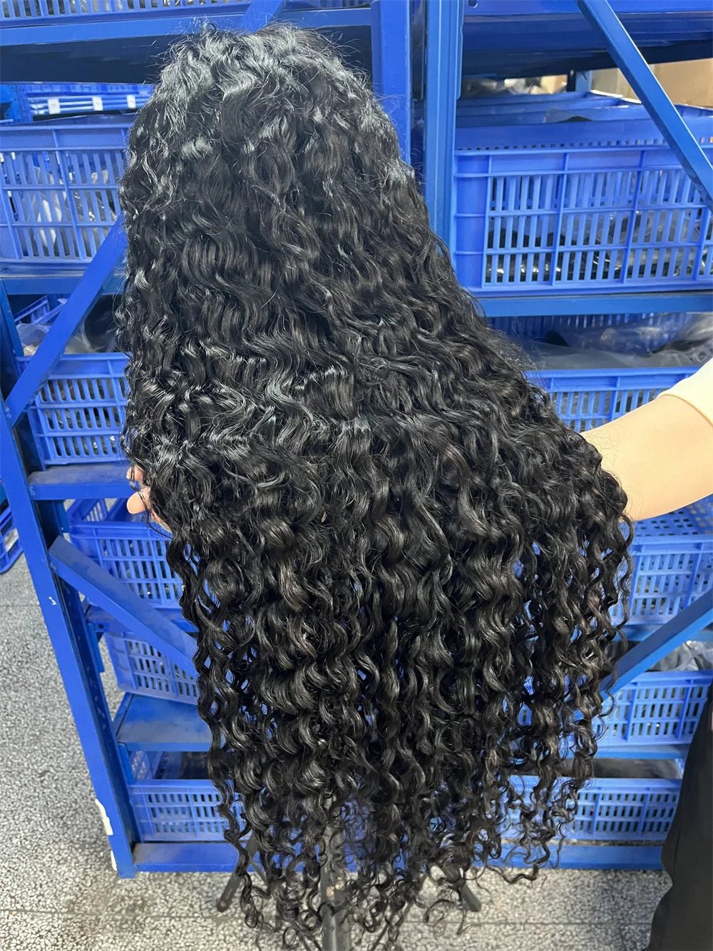 40 50 Inch HD 13x6 Deep Wave Lace Frontal Wigs Brazilian 13x4 Water Wave Curly Lace Front Human Hair Wigs For Women 300 Density - MAGUSTA BEAUTY