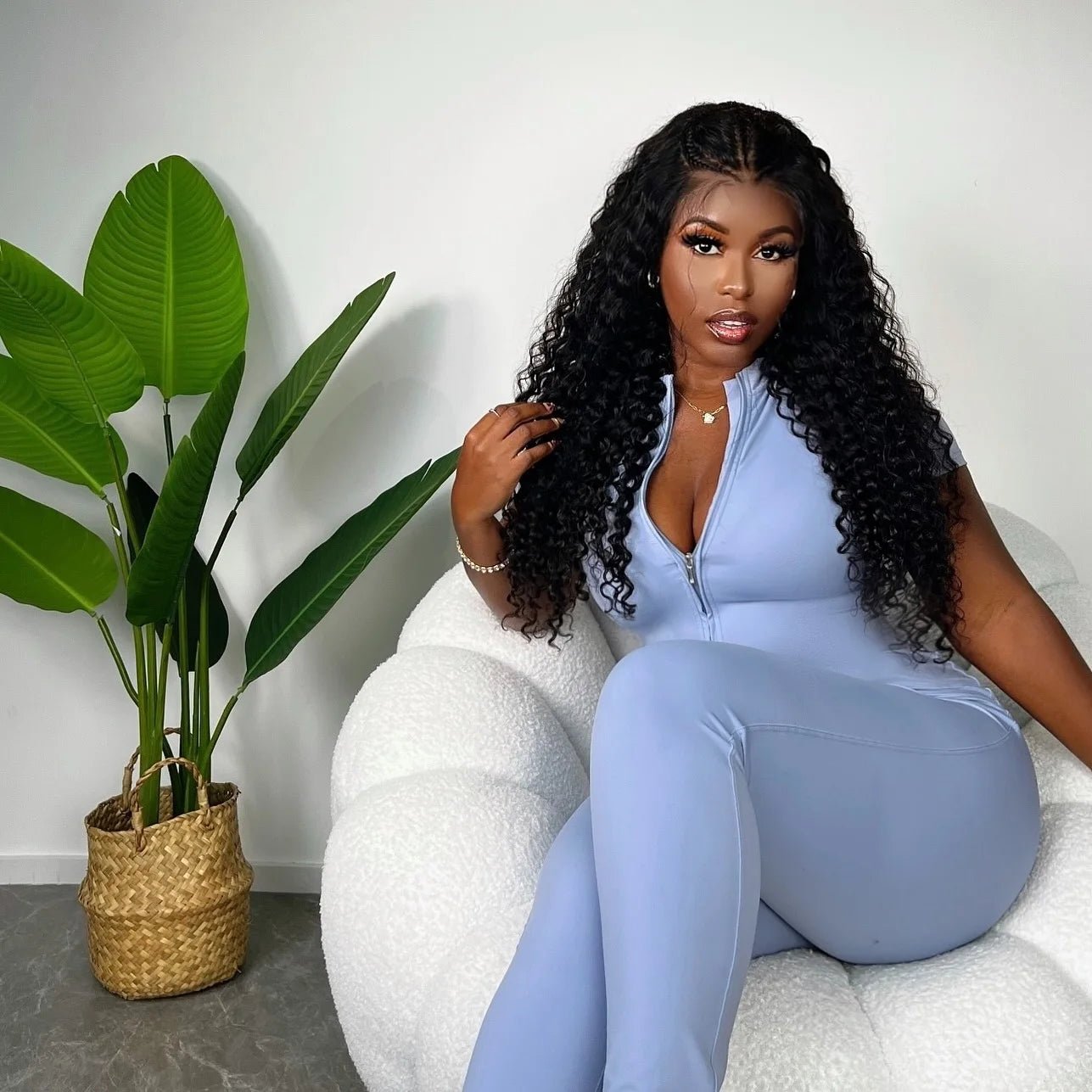 40 50 Inch HD 13x6 Deep Wave Lace Frontal Wigs Brazilian 13x4 Water Wave Curly Lace Front Human Hair Wigs For Women 300 Density - MAGUSTA BEAUTY