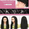 40 50 Inch HD 13x6 Deep Wave Lace Frontal Wigs Brazilian 13x4 Water Wave Curly Lace Front Human Hair Wigs For Women 300 Density - MAGUSTA BEAUTY