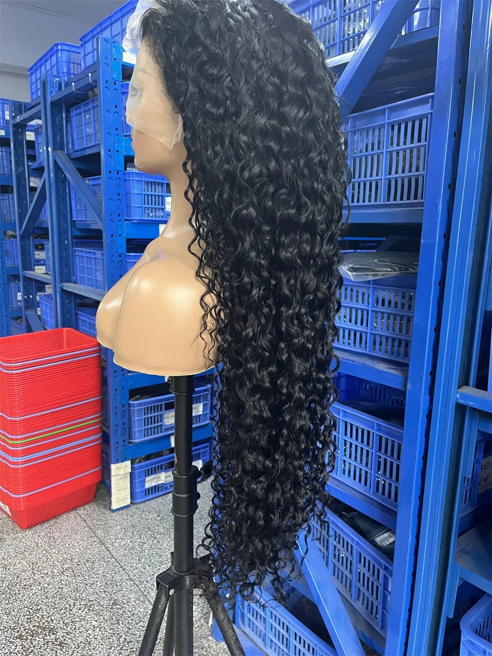 40 50 Inch HD 13x6 Deep Wave Lace Frontal Wigs Brazilian 13x4 Water Wave Curly Lace Front Human Hair Wigs For Women 300 Density - MAGUSTA BEAUTY