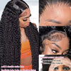 40 50 Inch Water Wave Curly Lace Front Wigs 13x4 13x6 HD Deep Wave Lace Frontal Wig 7x5 Glueless Human Hair Wigs For Women 300% - MAGUSTA BEAUTY
