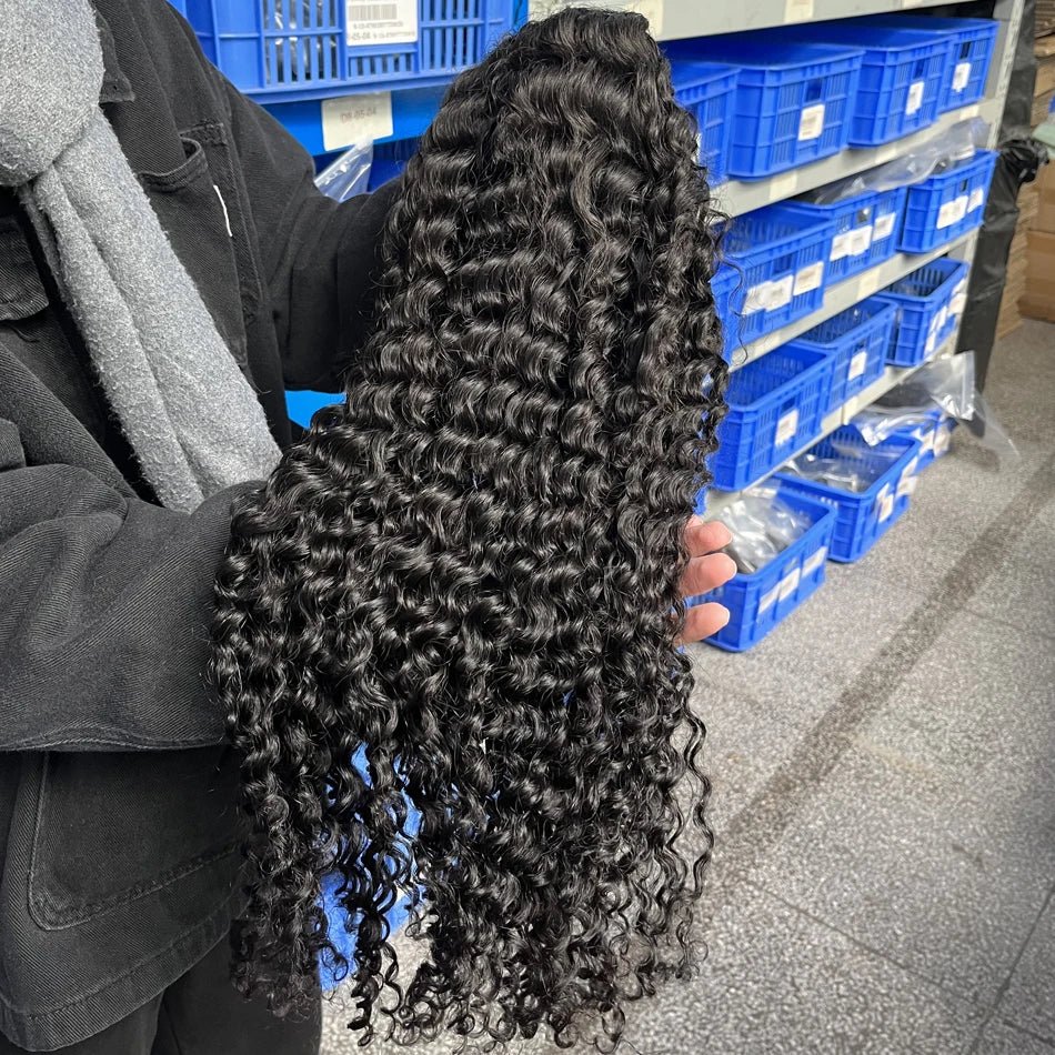 40 50 Inch Water Wave Curly Lace Front Wigs 13x4 13x6 HD Deep Wave Lace Frontal Wig 7x5 Glueless Human Hair Wigs For Women 300% - MAGUSTA BEAUTY