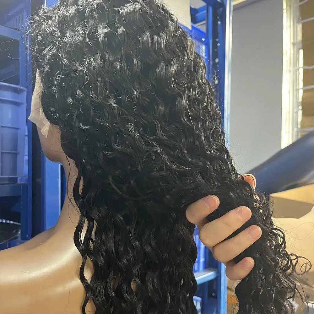 40 50 Inch Water Wave Curly Lace Front Wigs 13x4 13x6 HD Deep Wave Lace Frontal Wig 7x5 Glueless Human Hair Wigs For Women 300% - MAGUSTA BEAUTY
