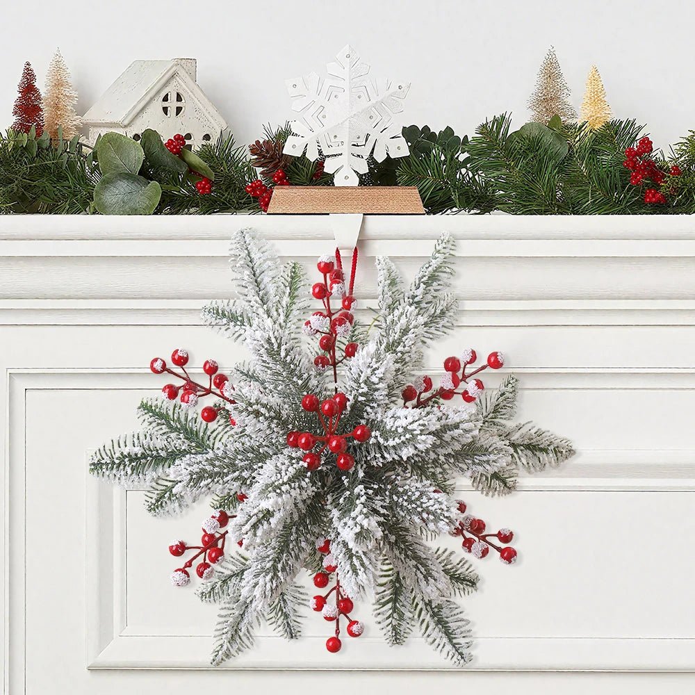 4/12/20Pcs Artificial Pine Needles Berry Set Vine Garland Accessories Christmas Tree Decoration Ornament for Home Decor New Year - MAGUSTA BEAUTY