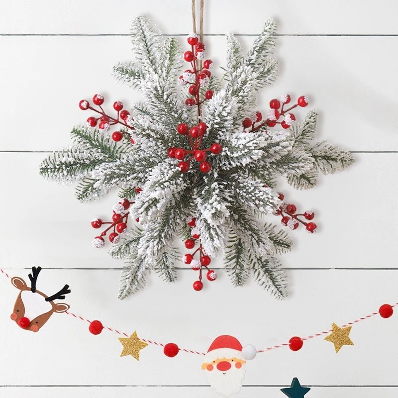 4/12/20Pcs Artificial Pine Needles Berry Set Vine Garland Accessories Christmas Tree Decoration Ornament for Home Decor New Year - MAGUSTA BEAUTY