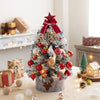 45/60cm DIY Christmas Tree With LED Light Mini Desktop Tree Christmas Decoration New Year Gift Home Christmas Ornaments - MAGUSTA BEAUTY