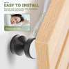 2 Pcs Adjustable Bed Frame Furniture Fall Preventer Stoppers Anti-shake Tool Holder 4.2X4CM Headboard Wall Black Plastic
