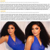 500 Density Glueless Wigs Human Hair Kinky Curly 13x6 Hd Lace Frontal Wig Brazilian 100% Human Hair Preplucked Wigs For Women - MAGUSTA BEAUTY