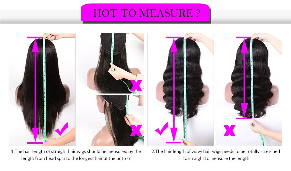 500 Density Kinky Straight 13×6/360 HD Glueless Lace Frontal Wig Human Hair Ready To Go Preplucked Hair 30 32 Inches For Women - MAGUSTA BEAUTY