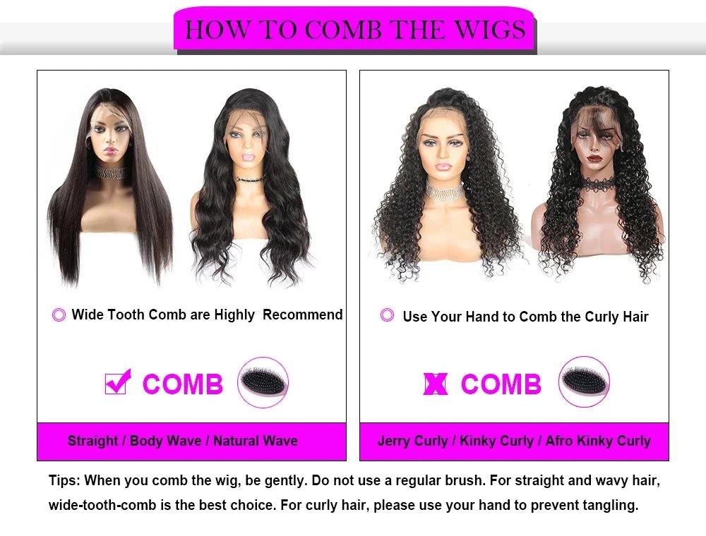 500 Density Kinky Straight 360 HD Lace Frontal Wigs Human Hair Glueless Wigs Pre Plucked Human Hair For Women 30 32 Inches HMBP - MAGUSTA BEAUTY